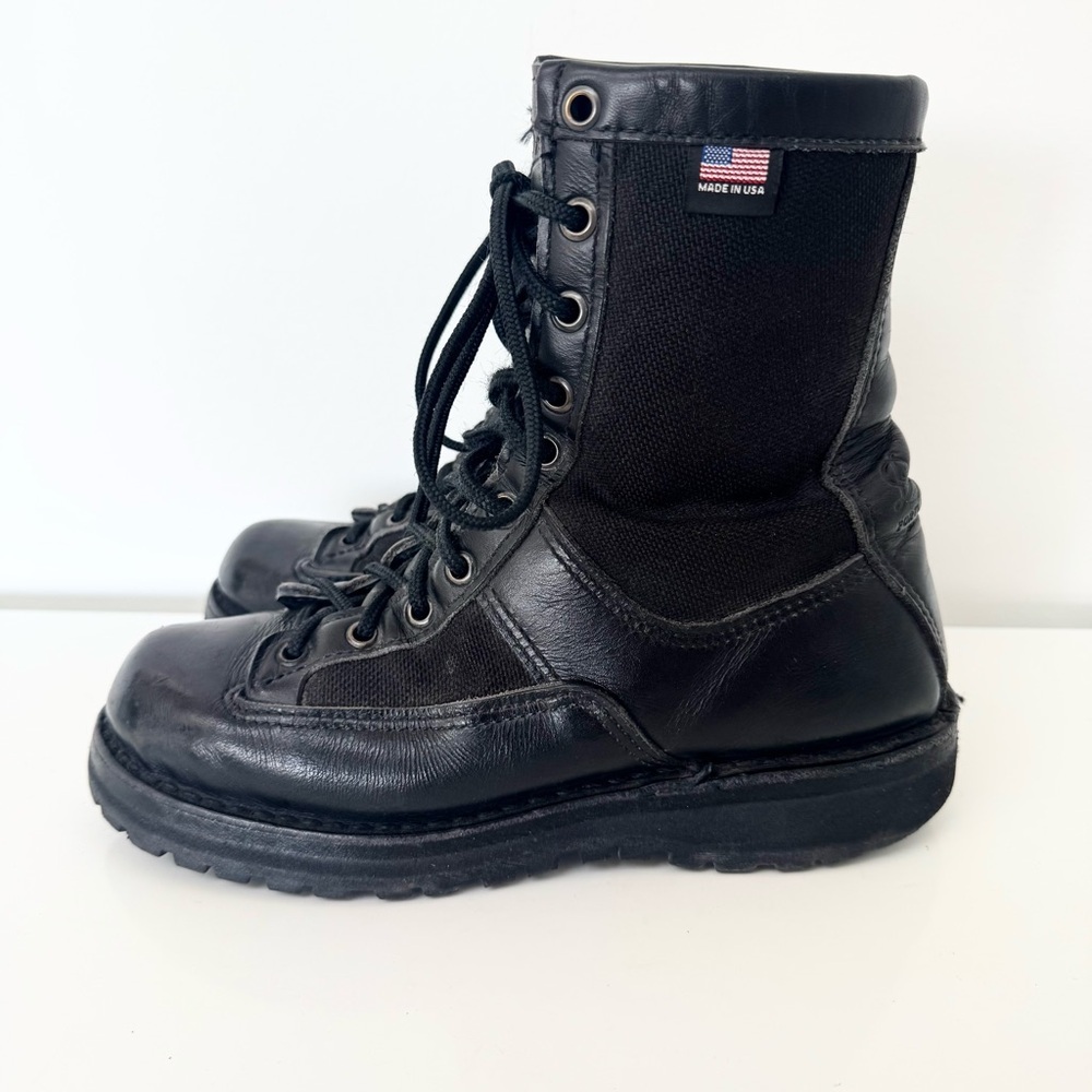 Danner Acadia 8” Women’s Boots Black Leather Lace-Up Size 6.5 Utility - Picture 6 of 14